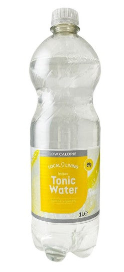 Local Living Low Calorie Tonic Water 1Ltr (Pack of 12) For All Occasions