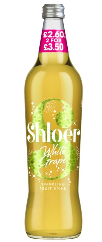 Shloer Sparkling White Grape Juice 6 x 750Ml "Deliciousness that brings a smile" For All Occasions