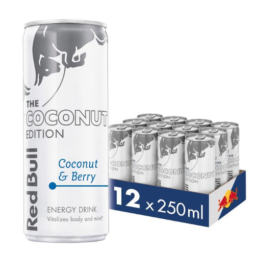 Red Bull Energy Drink Coconut and Berry Edition 250ml (Pack of 12) 