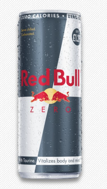 Red Bull Energy Drink Zero 250ml (Pack of 12) Delicious And Tasty 