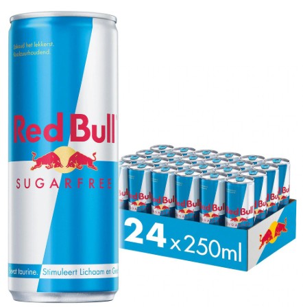Red Bull Energy Drink Sugarfree 250ml (Pack of 24) 