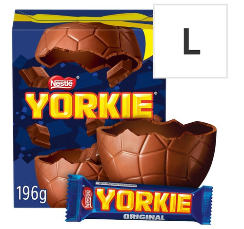 Yorkie Milk Chocolate Easter Egg 196G (Pack of 12) 