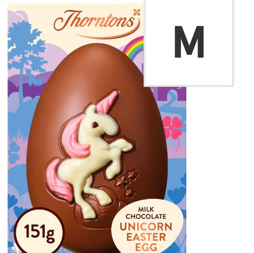 Thorntons Milk Chocolate Unicorn Egg 151G (Pack of 2) Delicious And Tasty 
