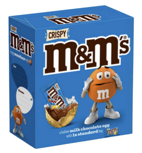 M&Ms Crispy Large Egg 156g (Pack of 4) 