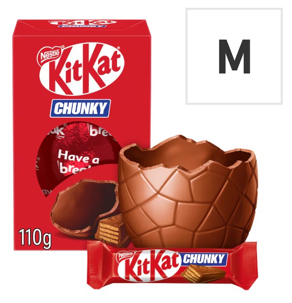 Kit Kat Chunky Easter Egg 110g (Pack of 2) "A symphony of flavors" For All Occasions