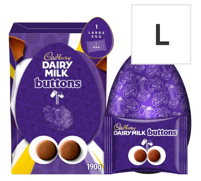 Cadbury Dairy Milk Buttons 190g (Pack of 2) Deliciousness that brings a smile" For All Occasions