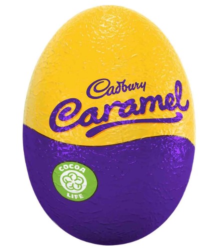 Cadbury Caramel Chocolate Egg 40g (Pack of 6) Deliciousness that brings a smile