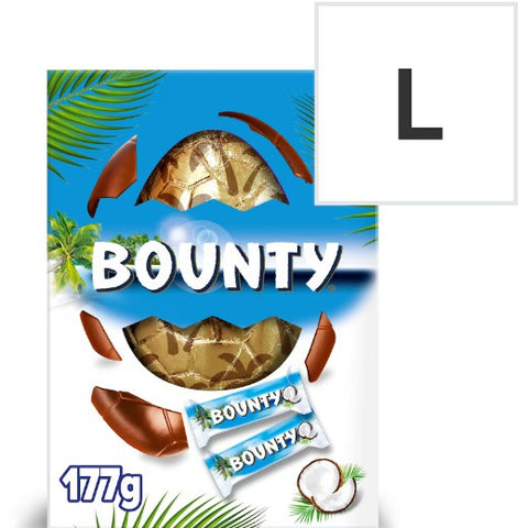 Bounty Milk Chocolate Easter Egg 177g (Pack of 2) Deliciousness that brings a smile
