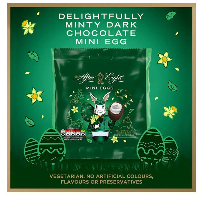 After Eight Dark Mint Chocolate Mini Eggs 81G (Pack of 4) Deliciousness that brings a smile" For All Occasions