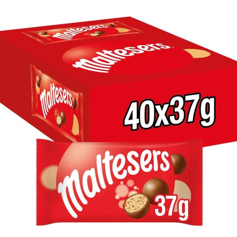 Maltesers Mars Milk Chocolate With Honeycombed Centre 40 Pcs (Full Box) 