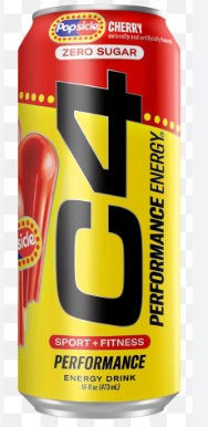 C4 Energy Drink Cherry, Carbonated Sugar Free Pre Workout Performance (Pack of 12) "Formulated To Invigorate And Energize"