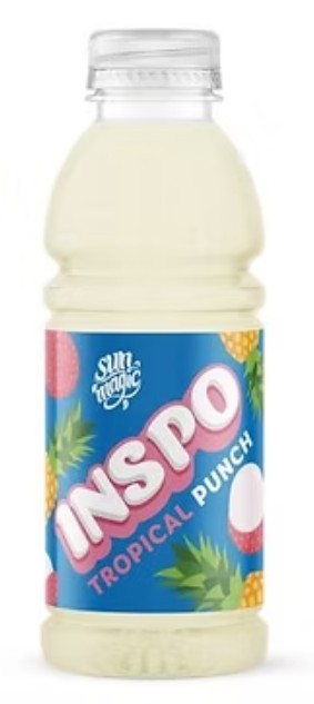 Sunmagic Inspo Tropical Punch Hydrating Drinks 500ml (Pack of 12) Delicious Tasty "Ignite Your Passion with Every Sip" For All Occasions
