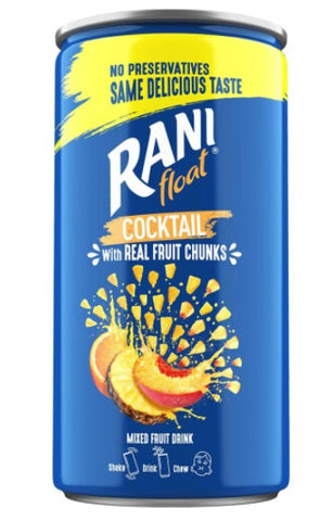 Rani Float Cocktail Fruit Drink with Chunks 240ml (Pack of 24) Delicoius And Tasty
