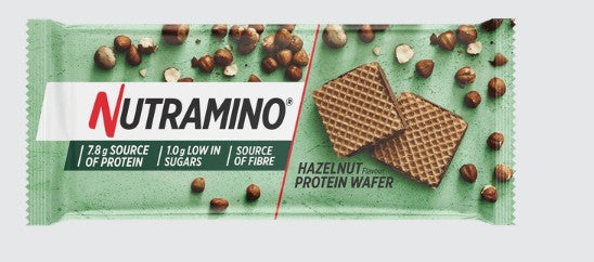 Nutramino Protein Wafer Hazelnut 39g (Pack Of 12) "Deliciousness that brings a smile" For All Occasions