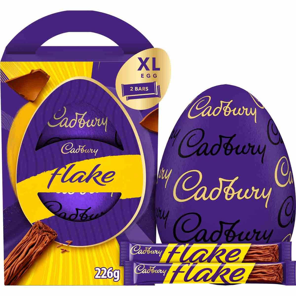 Cadbury Flake Chocolate Easter Egg 226g (Pack of 4) Delicious And Tasty "A symphony of flavors" For All Occasions