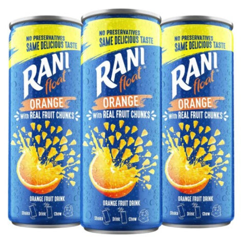 Rani Float Orange Flavor Fruit Drink 240ml (Pack of 24) Delicoius And Tasty