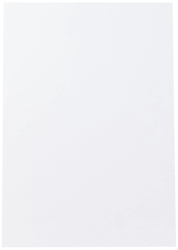 A4 Hammered Card, White, Pack of 100 White Sheets Hammered Card