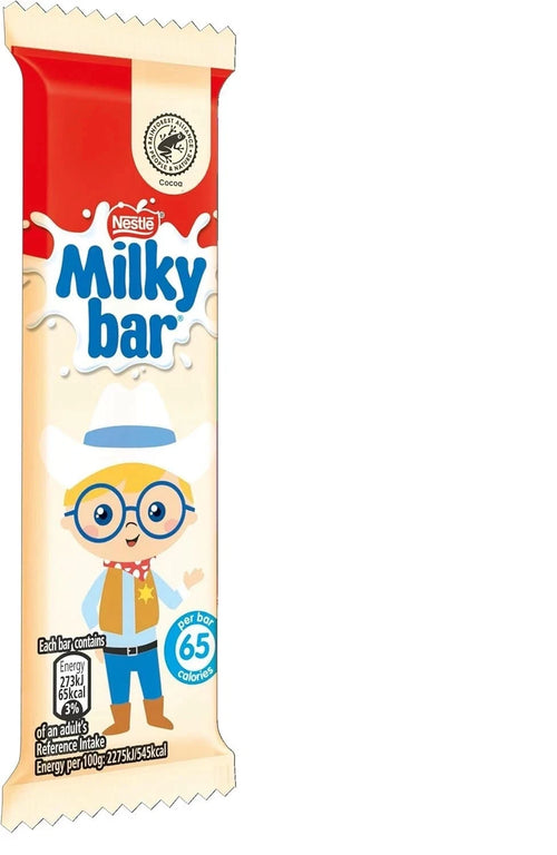 Milkybar White Chocolate Kid Bar - Pack of 24 x 12G Chocolate bar