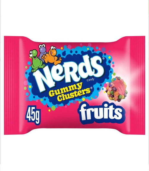 Nerds Gummy Clusters Fruit-Flavour Candy 45G x 20