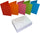Craft UK 2483 C6 Card and Envelope Pack of 100 - Mixed Colours White Envelopes