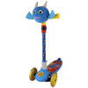 Scooter 3-Wheeled Plush Head Draky Scooter for Kids Foldable Scooter UK Fast Delivery