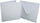 Craft UK 839 8 x 8 inch Scalloped Card and Envelope Pack of 100 - White