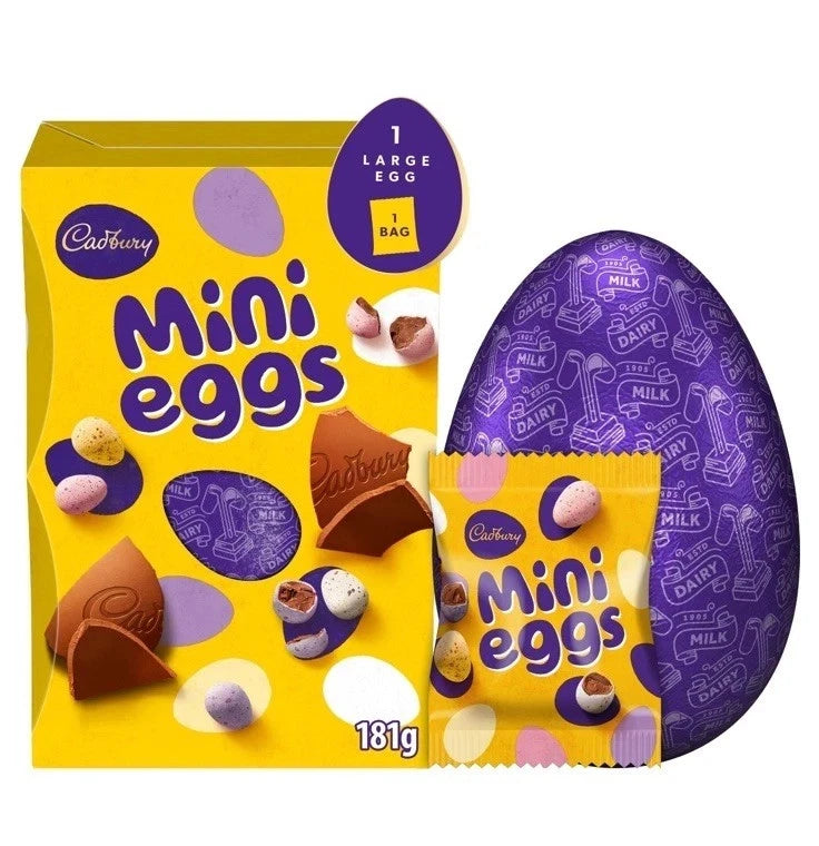 Cadbury Mini Eggs Shell 181g Easter Egg - Easter Egg 2026(Pack of 2) Gift For Easter