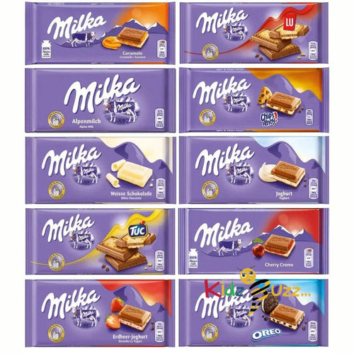 Milka Assorted Chocolates Variety Pack (12 Assorted Chocolates)