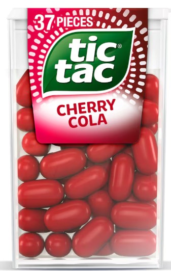Tic Tac Mixers Cherry Cola 18g (Pack of 24) "Serving up some sweet happiness." For All Occasions