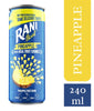 Rani Float Pineapple Fruit Drink With Chunks 240ml (Pack of 24) "A symphony of flavors"
